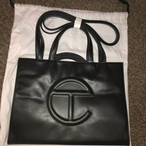 TELFAR Black Medium Shopping bag